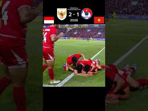 Indonesia Vs Vietnam || FIFA Boys Championship 2026⚽️ #indonesia #vietnam #football #footballshorts