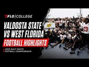 Valdosta State vs West Florida Football Highlights | 2025 Gulf South Conference Championship