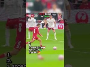 top 5 goal 2025 #football #footballshorts #footballhighlights #goals #goal