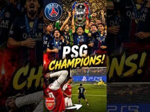 PSG vs Arsenal | UEFA Champions League Clash | Match Highlights & Goals #football #final #shorts#new