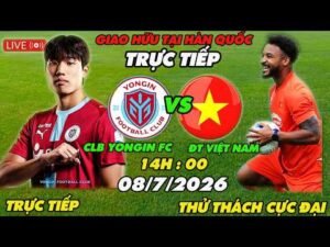🔴Link Trực Tiếp ĐT Việt Nam vs CLB Yongin FC,14h00 Ngày 8/7: Giải Mã Thử Thách Cực Đại K-League 2