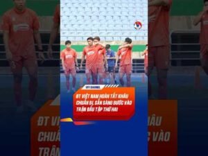Các chiến binh Sao Vàng đã sẵn sàng cho màn chạm trán với Yongin FC #VFF #dtvn