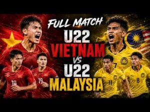 🔴 FULL MATCH U22 VIETNAM vs U22 MALAYSIA | Epic ASEAN Youth War