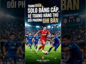 Thanh Nhàn Solo Đẳng Cấp, Xé Toang Hàng Thủ Đối Phương Ghi Bàn #bongdavietnam #bongda #football