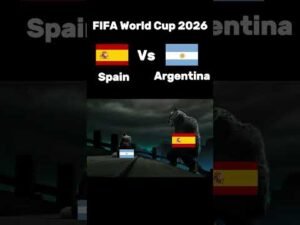 Argentina Vs Spain #shorts #fifa #fifaworldcup #football #highlights #argentina #spain #messi #yamal