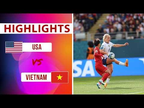 HIGHLIGHTS | USA vs VIETNAM | Attacking Masterclass, A Goal Fest.