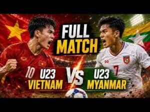 🔴 U23 VIETNAM vs U23 MYANMAR | Young Golden Stars Attack Wave Challenges Chinthe Block