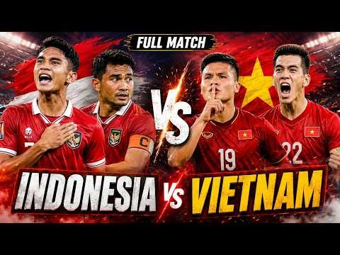 🔴 INDONESIA vs VIETNAM | Stubborn Garuda Defence Challenges Golden Star Warriors