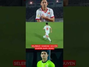 Selebrasi SOMBONG Nguyen Pemain Vietnam saat cetak Gol ke Gawang Timnas Indonesia