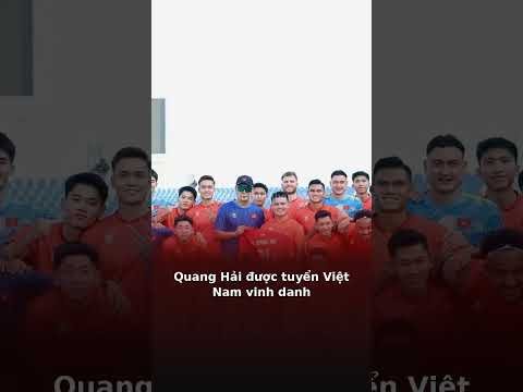 Quang Hải được tuyển Việt Nam vinh danh #Shorts