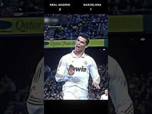 When Ronaldo Silenced Barcelona 🥶 | Real Madrid Vs Barcelona | Football Highlights #football