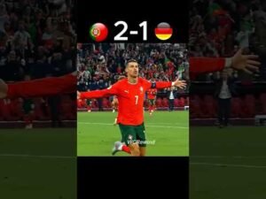 Portugal Vs Germany Semi Finals 2025 #ronaldo #portugal #ytviral