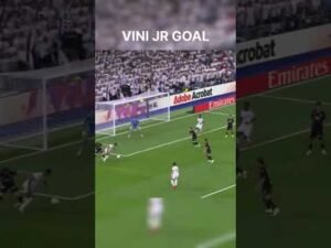 vini jr goals in real madrid vs real sociedad #football #highlights #laliga #vinicius #shorts