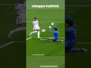 Mbappe 3 goals | Hat-trick #football #highlights #laliga #realmadrid #mbappe #shorts