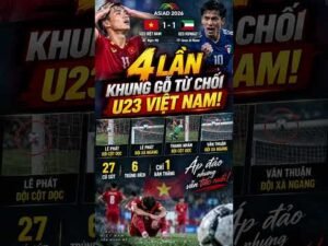 💔 ÁP ĐẢO NGHẸT THỞ U23 VIỆT NAM VẪN TIẾC #football #bongda #bongdavietnam #u23vietnam #aseancup #fpy