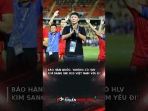Báo Hàn Quốc: ‘Không có HLV Kim Sang Sik U23 Việt Nam yếu đi’ #Shorts