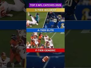 The 3 wildest catches we’ll see in 2025 #nfl #football #shorts #highlights