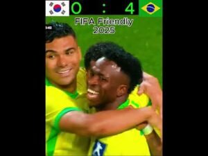 Brazil 🇧🇷 vs South Korea 🇰🇷 | FIFA Friendly Match 2025 Full Highlights ⚽🔥 | Football Shorts