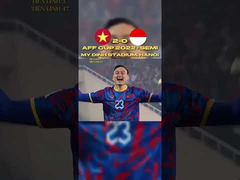 Vietnam 2-0 Indonesia 2022 AFF Cup Semi-Final — Tiến Linh Brace | Mỹ Đình Second Leg