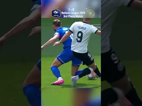 Germany Vs France | Nations League 2025 #shorts #football