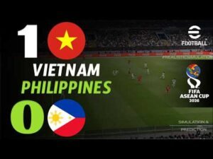 🔴 Việt Nam vs Philippines 1 – 0 | Điểm nhấn trận đấu | FIFA ASEAN Cup | Mô phỏng eFootball