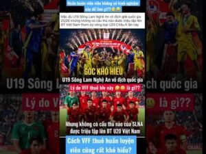 U20 Việt Nam: huấn luyện viên Nhật không gọi cầu thủ SLNA nào dù U19 Nghệ an vô địch quốc gia!
