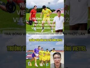 VLEAGUE 26/27 CHÍNH THỨC BẮT ĐẦU: TÂN BINH TRƯỜNG TƯƠI ĐN & THỂ CÔNG #football #vietnam #usa