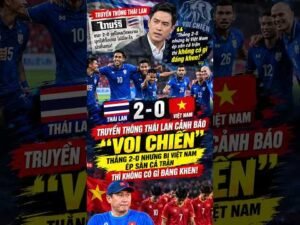 “VOI CHIẾN”: “THẮNG 2-0 NHƯNG BỊ VIỆT NAM ÉP SÂN CẢ TRẬN THÌ KHÔNG CÓ GÌ ĐÁNG KHEN!”