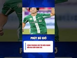 Công Phượng Gửi Tín Hiệu Mạnh Đến HLV Kim Sang Sik