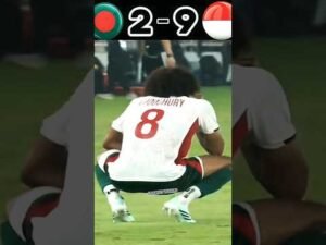 Bangladesh vs Indonesia #football #shorts #sports #footballhighlights