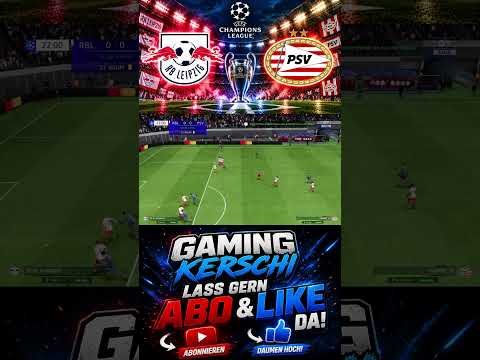 🔥 LEIPZIG 🆚 PSV EINDHOVEN 😱⚽ CHAMPIONS LEAGUE HIGHLIGHTS! 🏆 #FC27 #Shorts