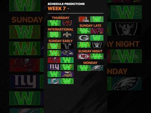 week 7 picks #nfl #football #highlights #picks #week7