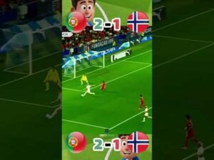 Portugal 2-1 Norway | UEFA Nations League Highlights #shorts #uefanationsleague #portugal #norway